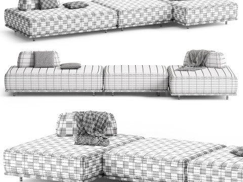 Mackenzie sofa 2 Modello 3D