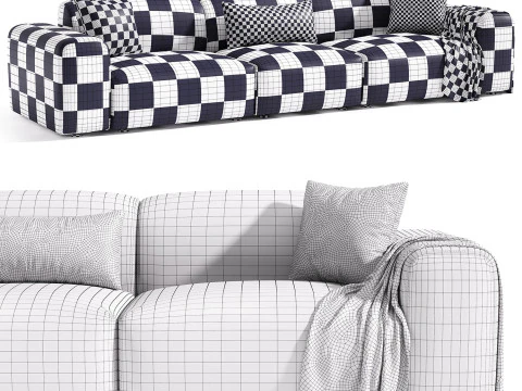Cubi sectional plus 3D Model