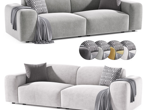 Cubi studio with armrests 3Dモデル