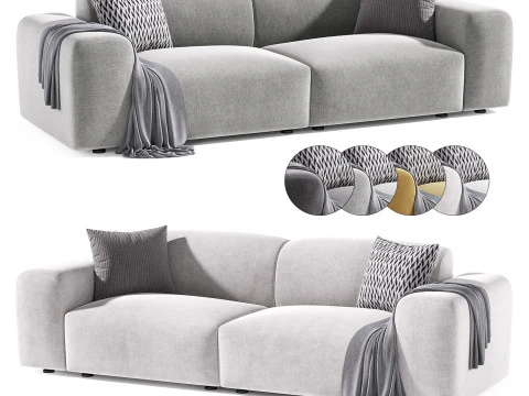 Studio Cubi con braccioli Modello 3D