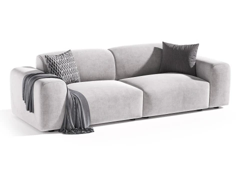 Cubi studio with armrests 3D Model
