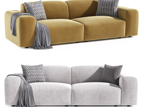 Cubi studio with armrests 3D Модель