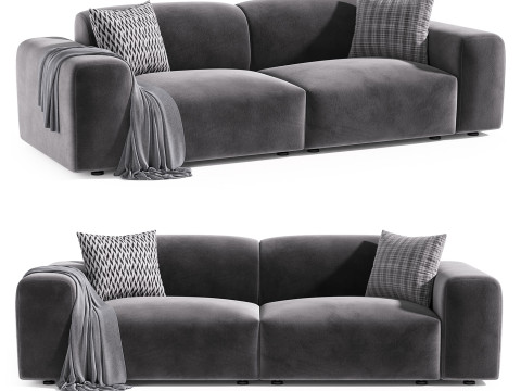 Cubi studio with armrests 3D Модель