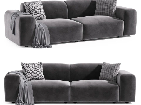 Cubi studio with armrests 3D Model