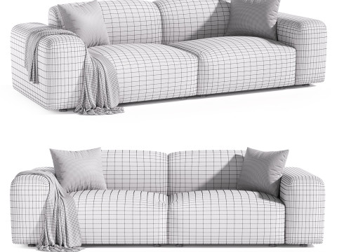 Cubi studio with armrests 3D Модель