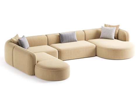 Luzaro Royalty 20 sofa 3D Model