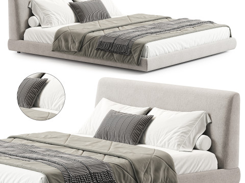 Nau flat bed by Beds one 3D 모델
