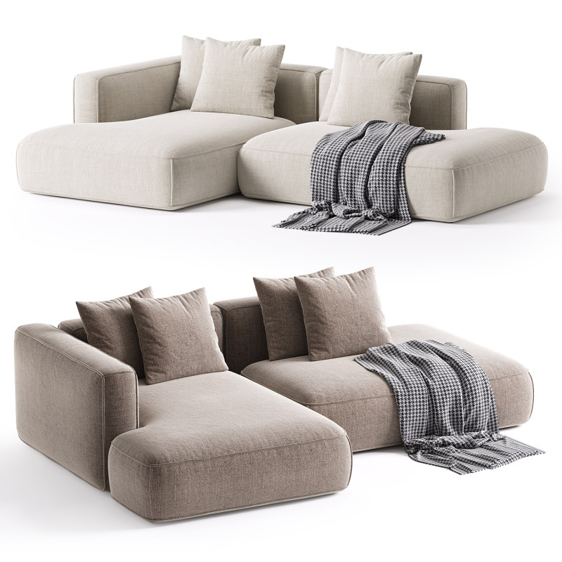 Roxen sofa 3Dモデル .c4d .max .obj .3ds .fbx .stl .blend