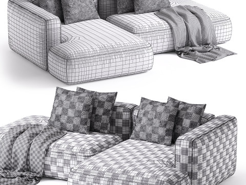 Roxen sofa 3Dモデル