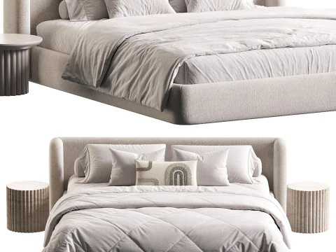 Group bed 3D Model