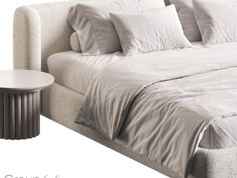 Group bed 3D Model