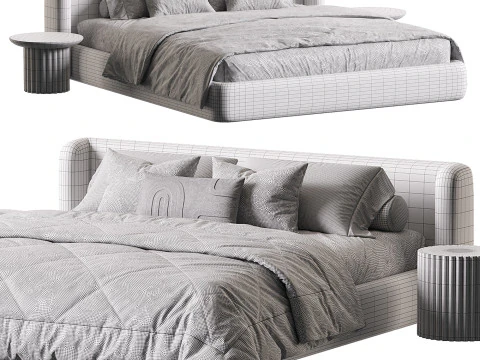 Group bed 3D Model