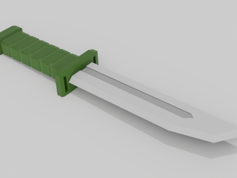 Knife low poly 3D मॉडल