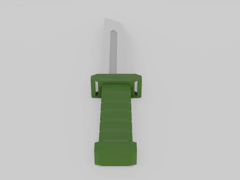 Knife low poly 3D Model