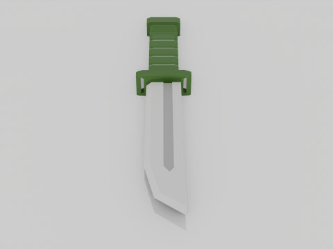 Knife low poly 3D-Modell