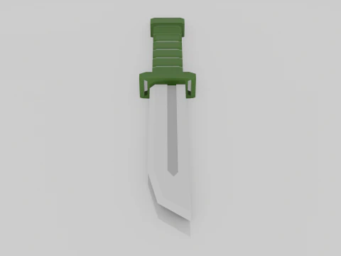 Knife low poly 3D Model