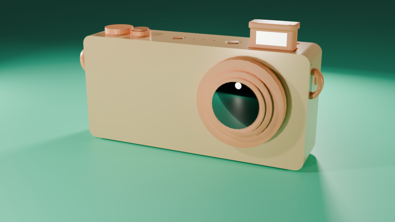 Photocamera 3D Модель .c4d .max .obj .3ds .fbx .stl .blend 