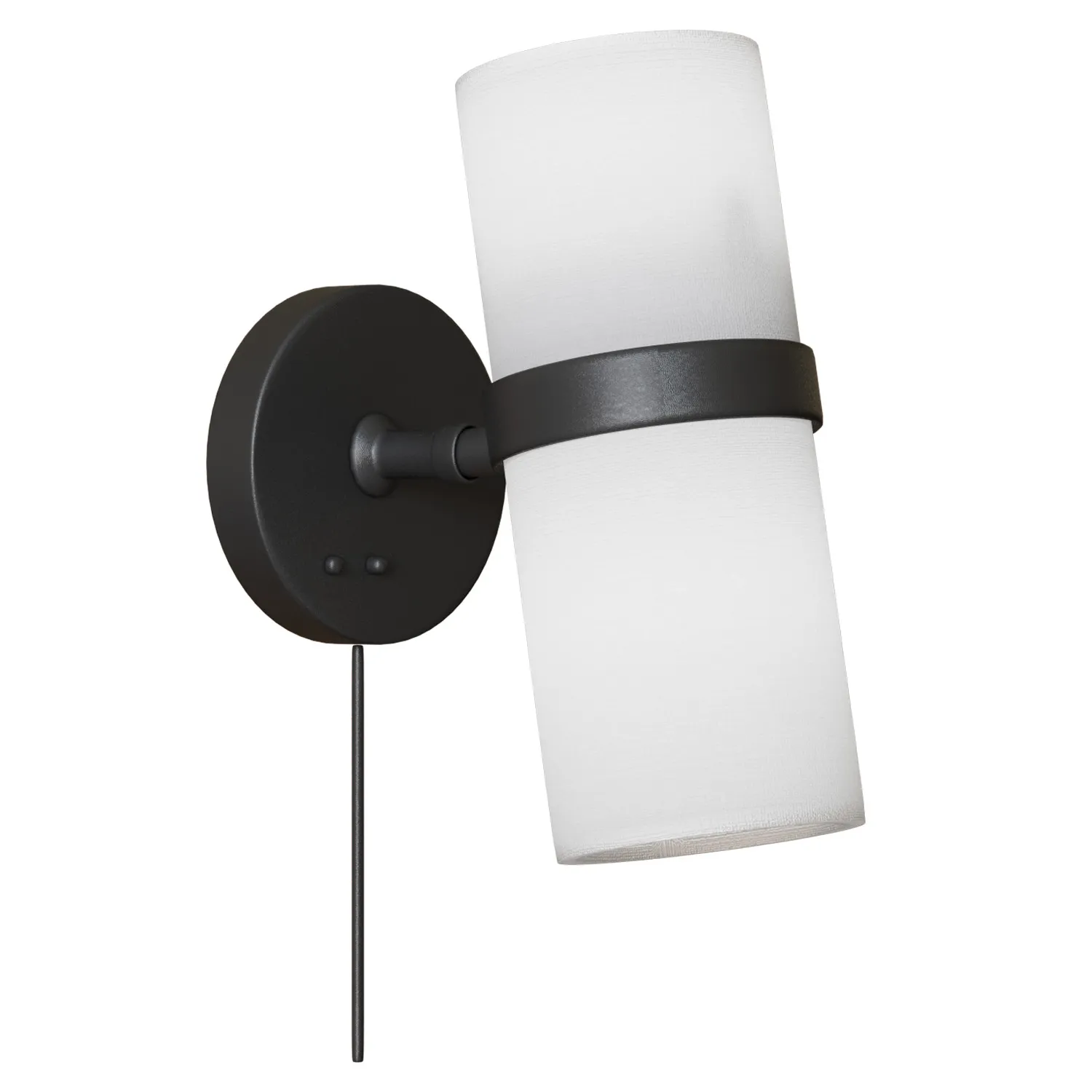 Flemish Wall Sconce Black and White 3D Model .c4d .max .obj .3ds .fbx .stl .blend 
