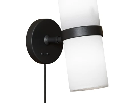 Flemish Wall Sconce Black and White Modello 3D