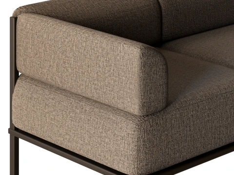 Modern Corner Sofa 3D Model