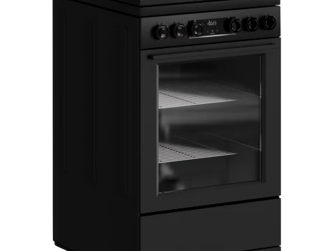 Gorenje GK5C42BF Black Gas Electric Cooker 3D Model