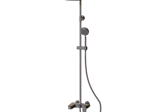 Modern Shower Set 3D Model