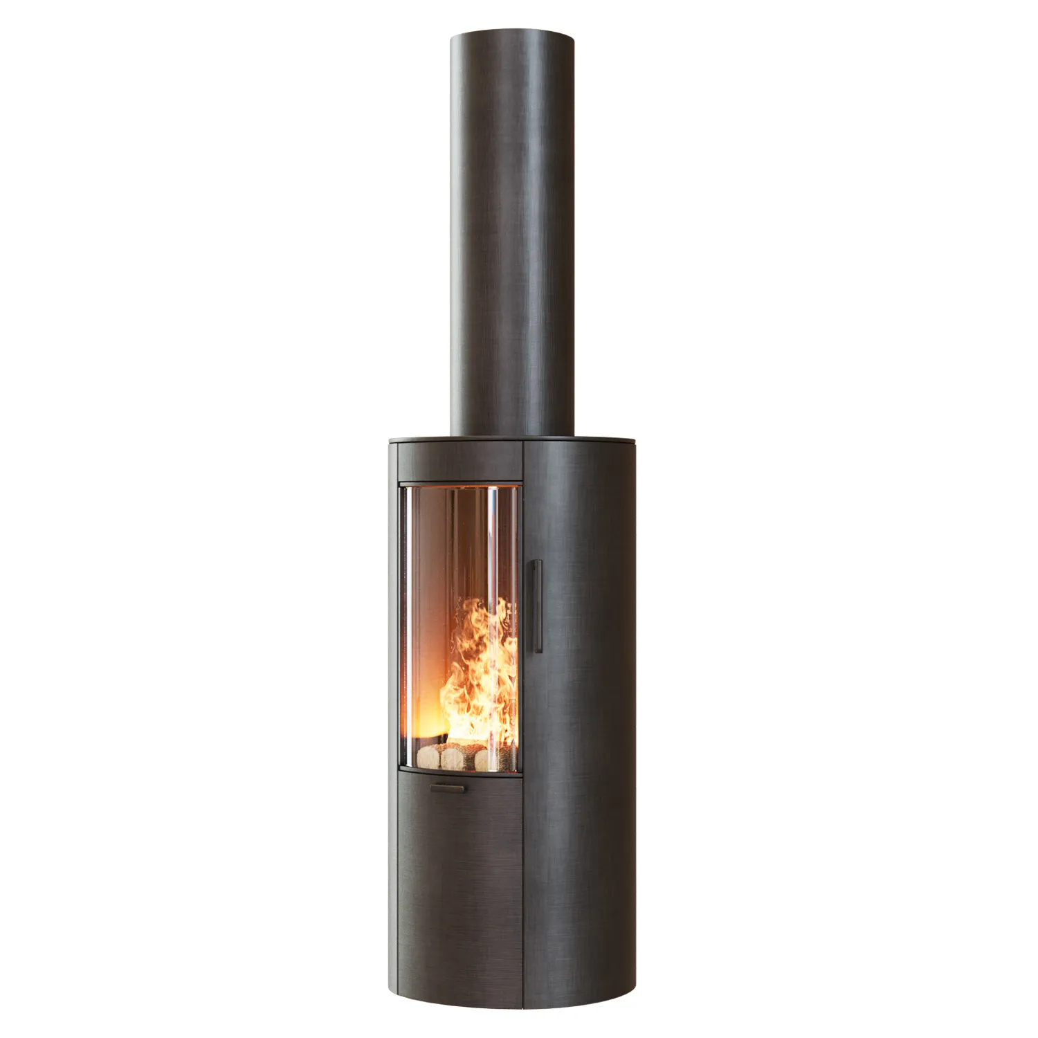 Romotop Soria Wood Burning Stove Fireplace 3D Model .c4d .max .obj .3ds .fbx .stl .blend 