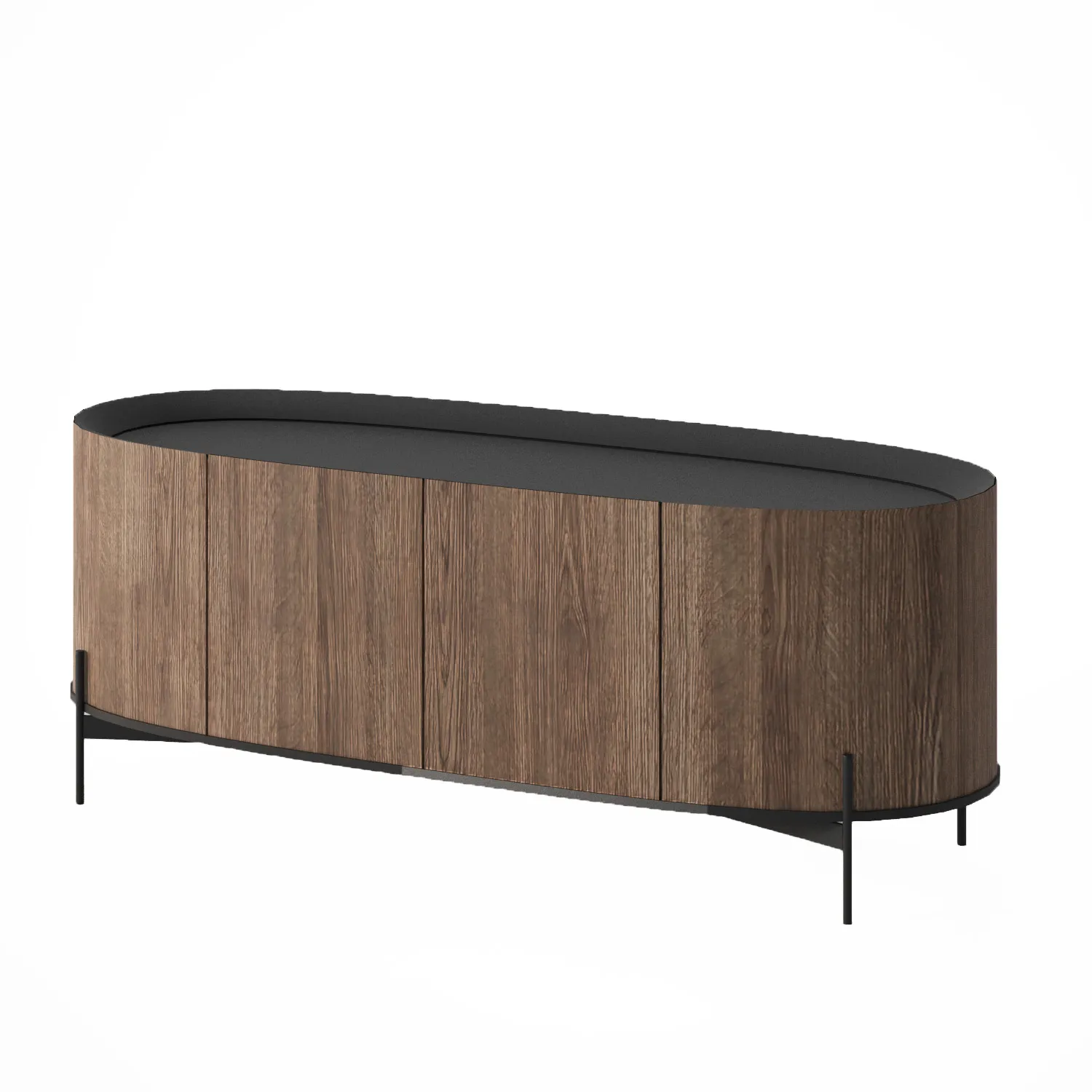 Legged Cabinet 3D Model .c4d .max .obj .3ds .fbx .stl .blend 