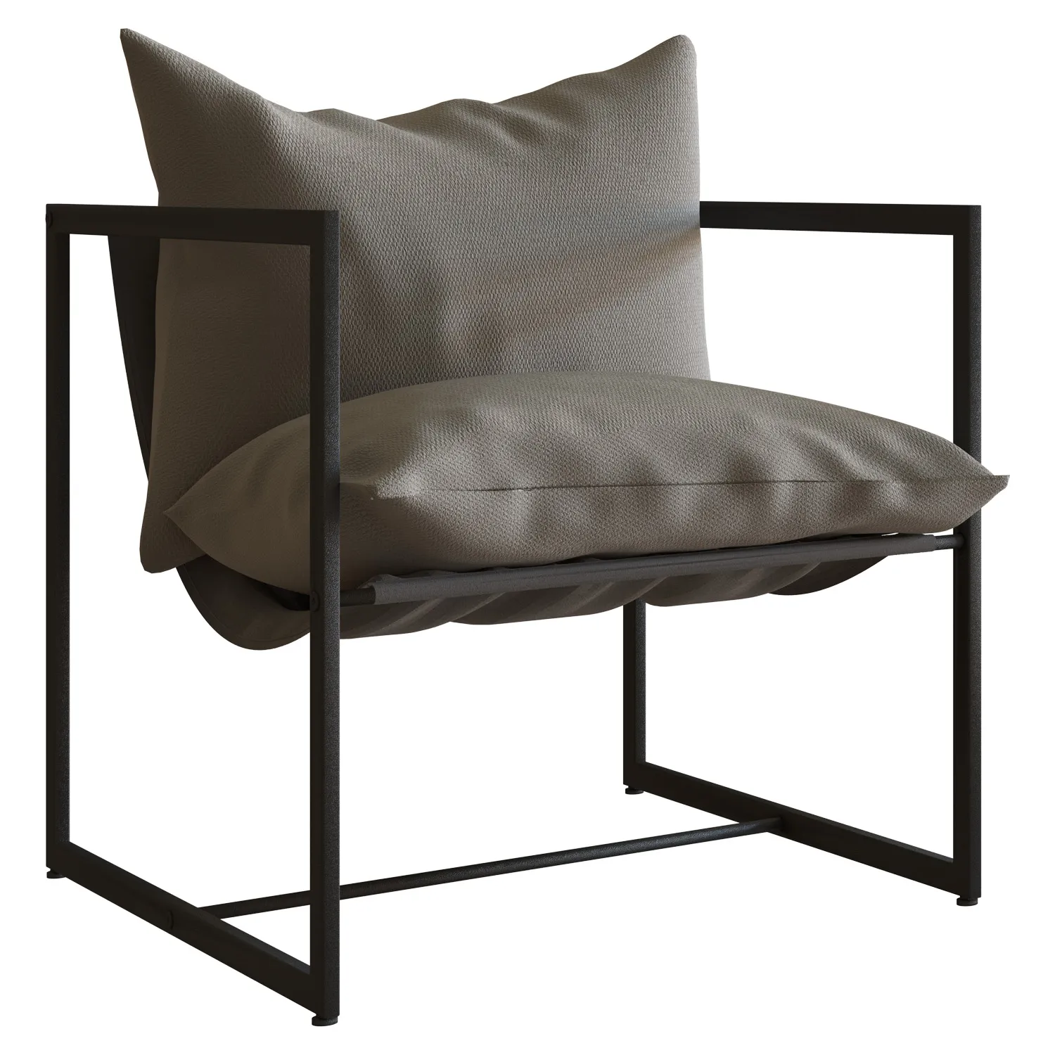 Modern Armchair 3D Model .c4d .max .obj .3ds .fbx .stl .blend 