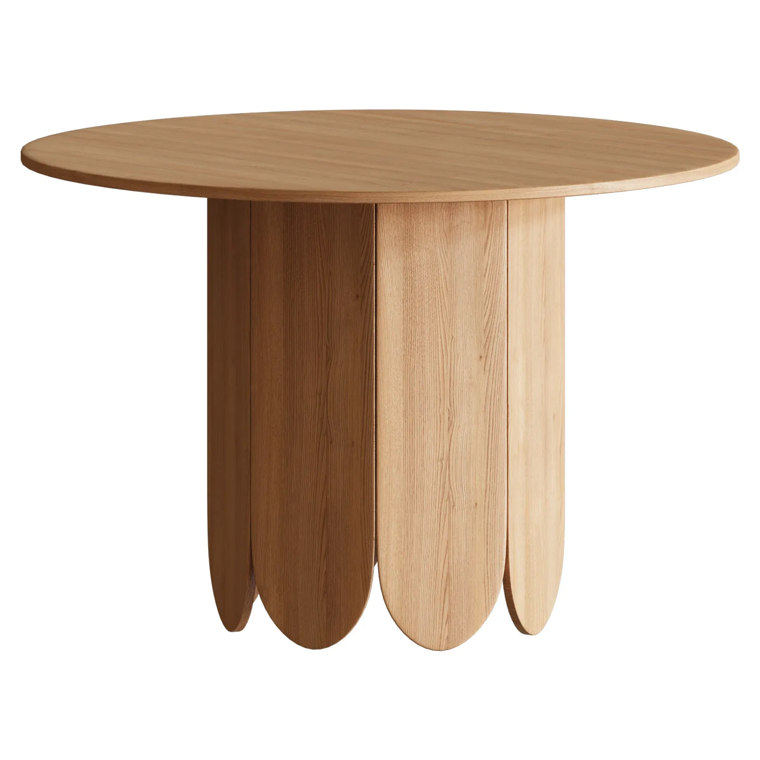 Clifford Wood Kitchen Table 3D Model .c4d .max .obj .3ds .fbx .stl .blend 