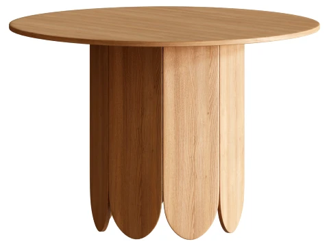 Clifford Wood Kitchen Table 3D Model