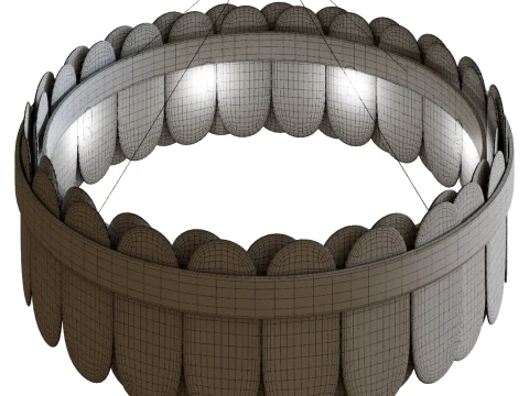 Bella Luce Smoke Chandelier 3D Model