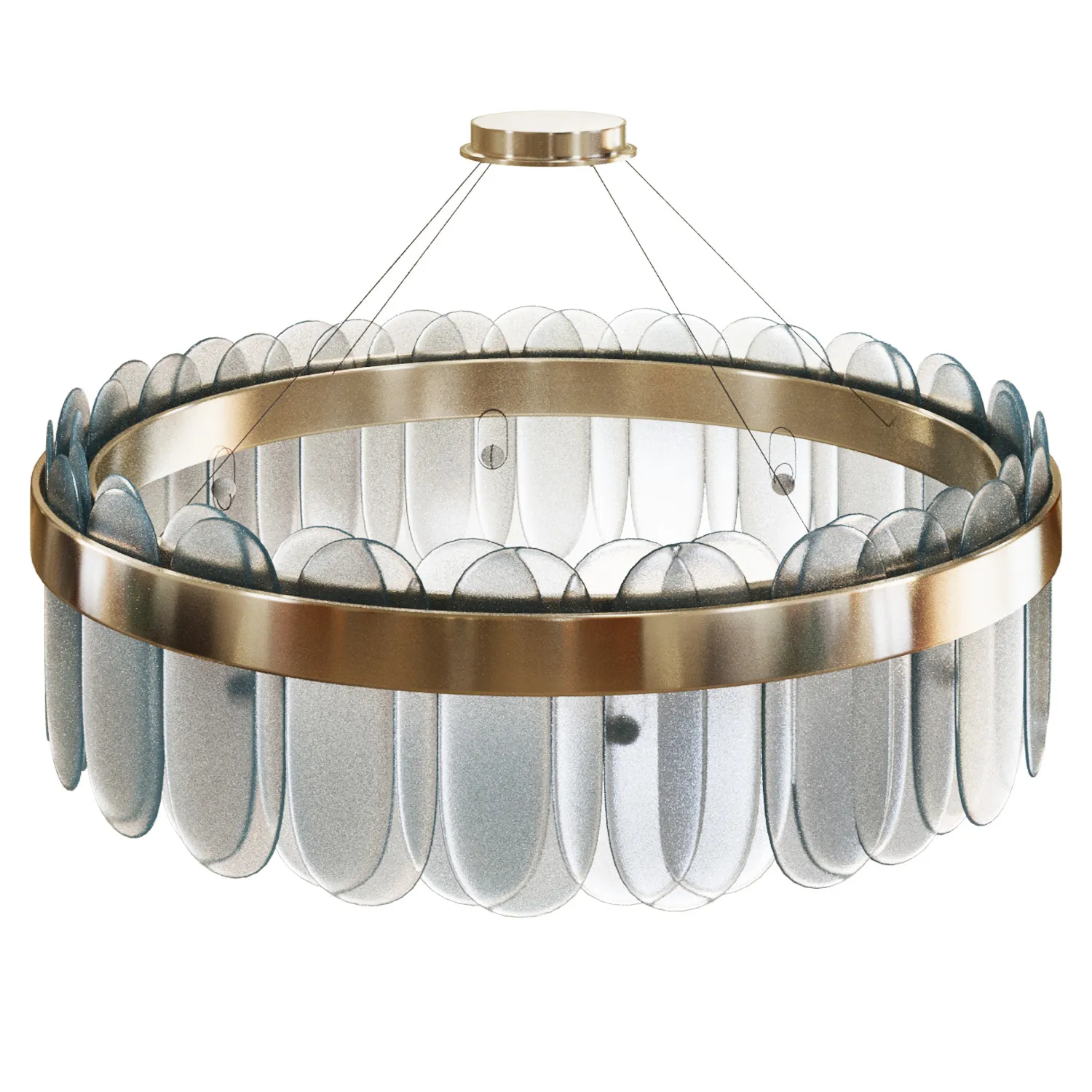 Bella Luce Smoke Chandelier 3D Model .c4d .max .obj .3ds .fbx .stl .blend 