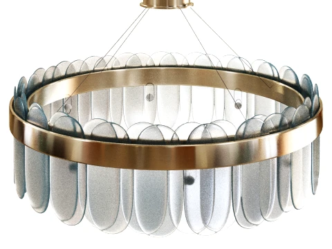 Bella Luce Smoke Chandelier 3D Model