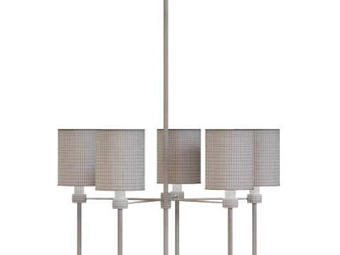 Indigo Poesia Ceiling Chandelier 3D Model