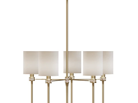 Indigo Poesia Ceiling Chandelier Modello 3D
