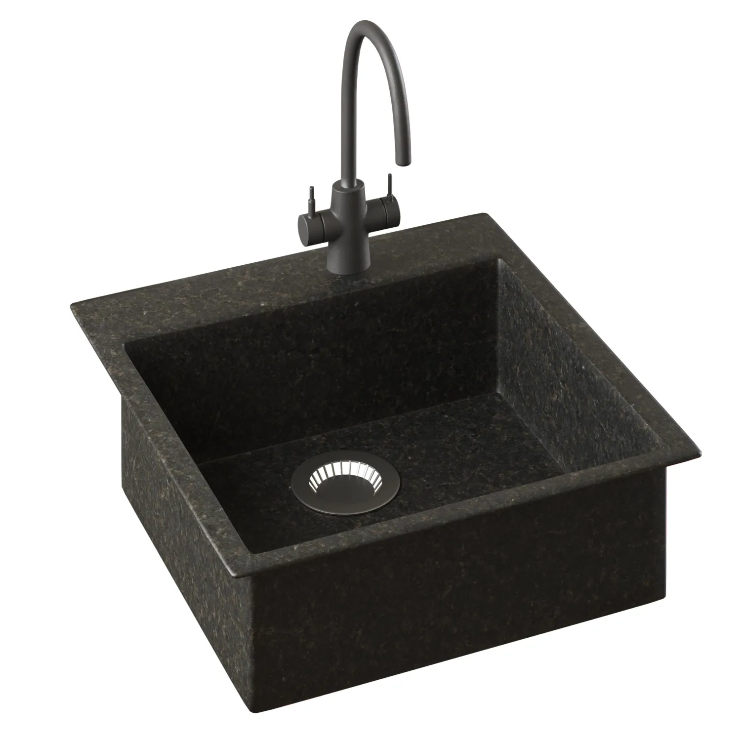 Domaci Bologna Kitchen Sink 3D Model .c4d .max .obj .3ds .fbx .stl .blend 