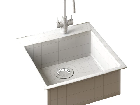 Domaci Bologna Kitchen Sink 3D Model