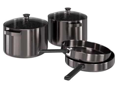 Cookware Set 3D Model