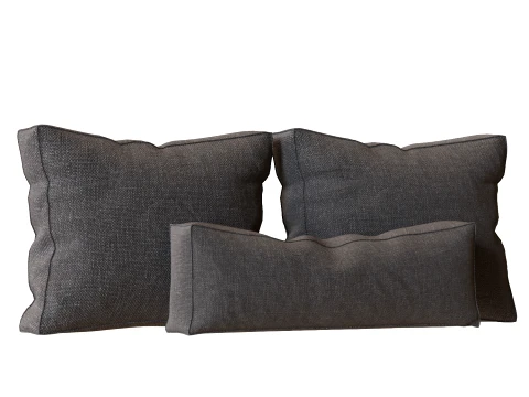 Decorative Pillows Set 3D Model