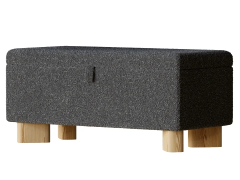 Soln Cozy Storm Bench 3D Model