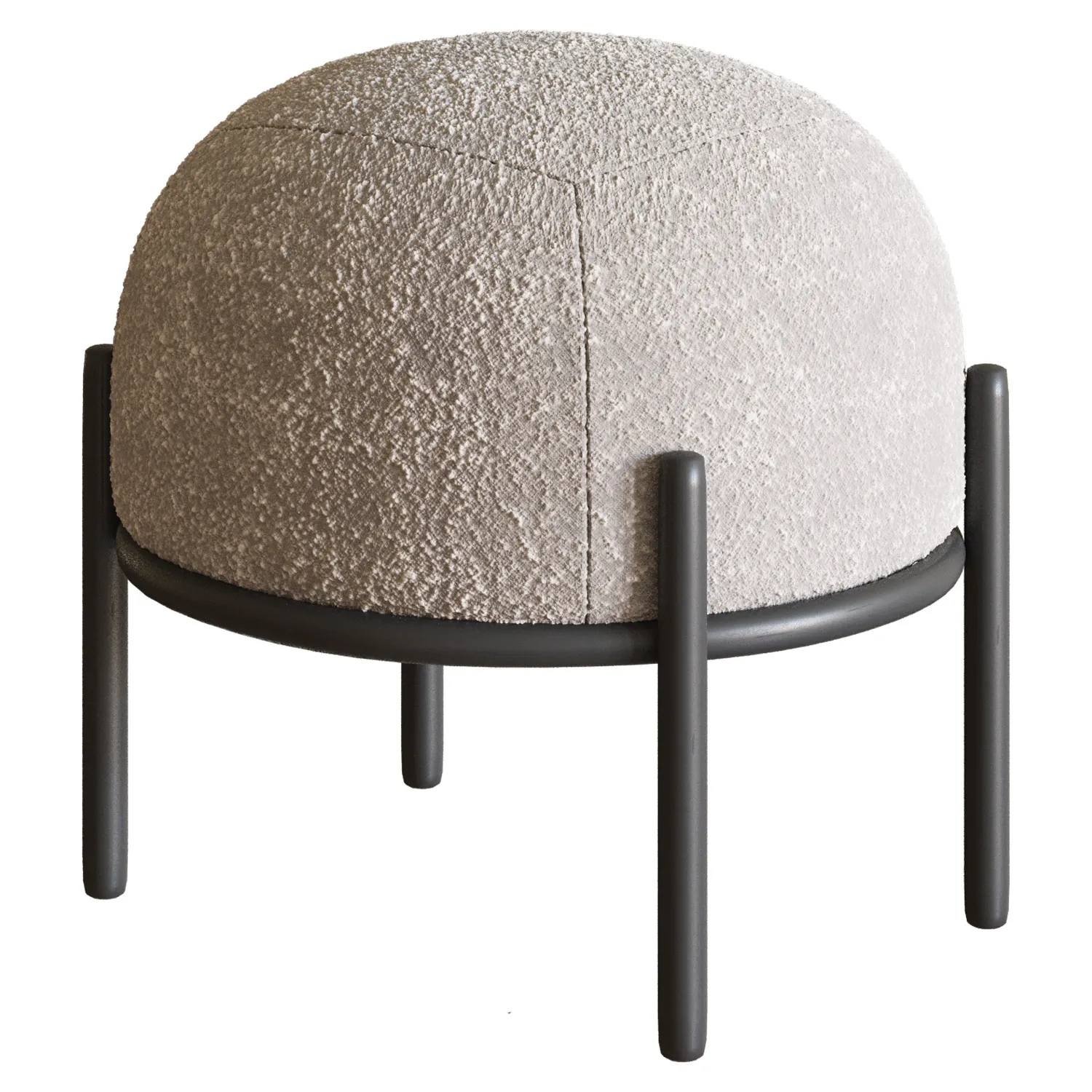 Stone Pouf 3D Model .c4d .max .obj .3ds .fbx .stl .blend
