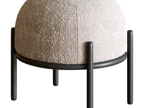 Stone Pouf 3D Model