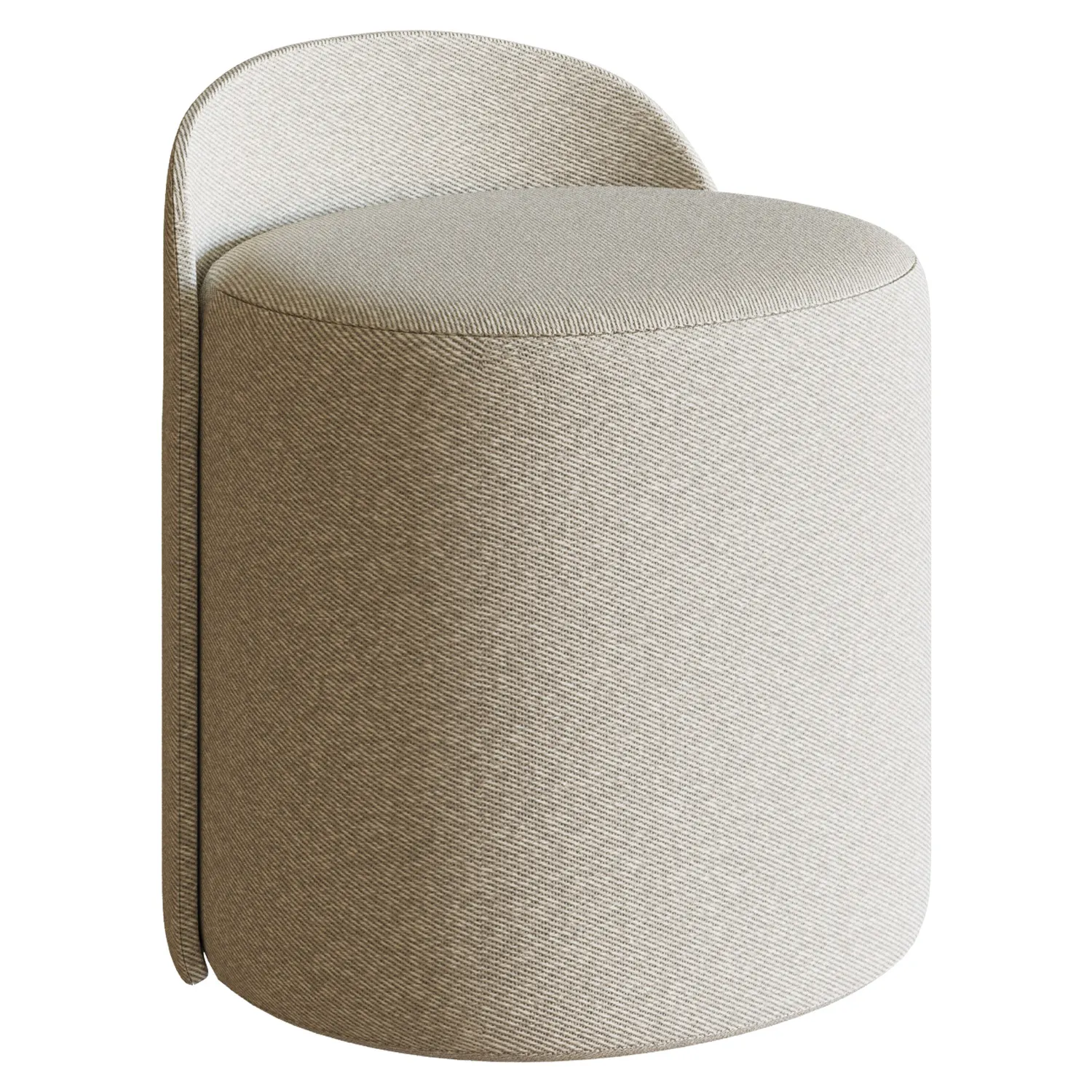 Pouf Teya 3D Model .c4d .max .obj .3ds .fbx .stl .blend 