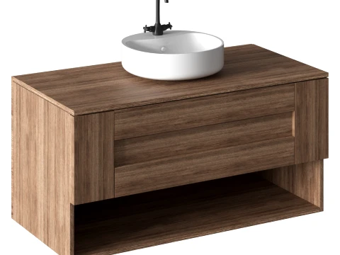 Craft Wall-Mounted Vanity Cabinet 3D Model