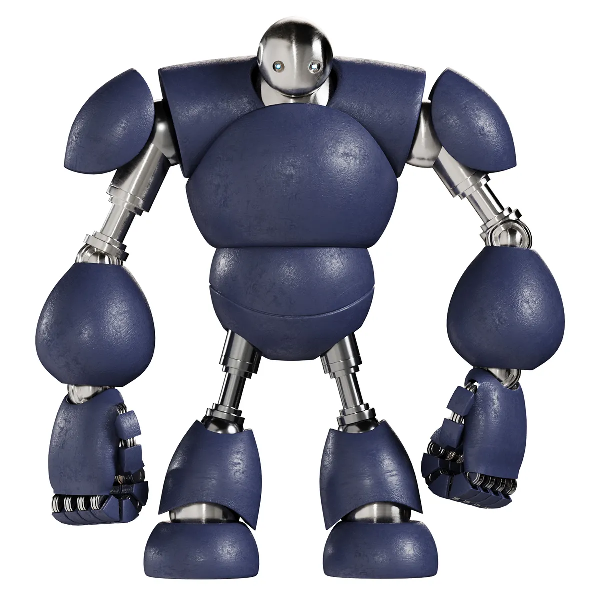 Robot Toy 3D Model .c4d .max .obj .3ds .fbx .stl .blend 