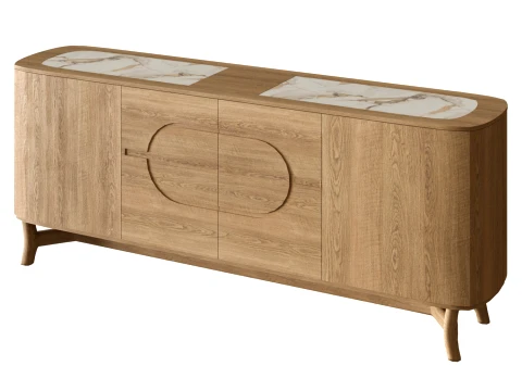 Carolina Brown Dresser 3D Model