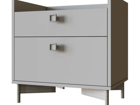 Bedside Table 3D Model