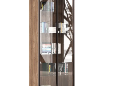 Glass Bookcase 3D Model