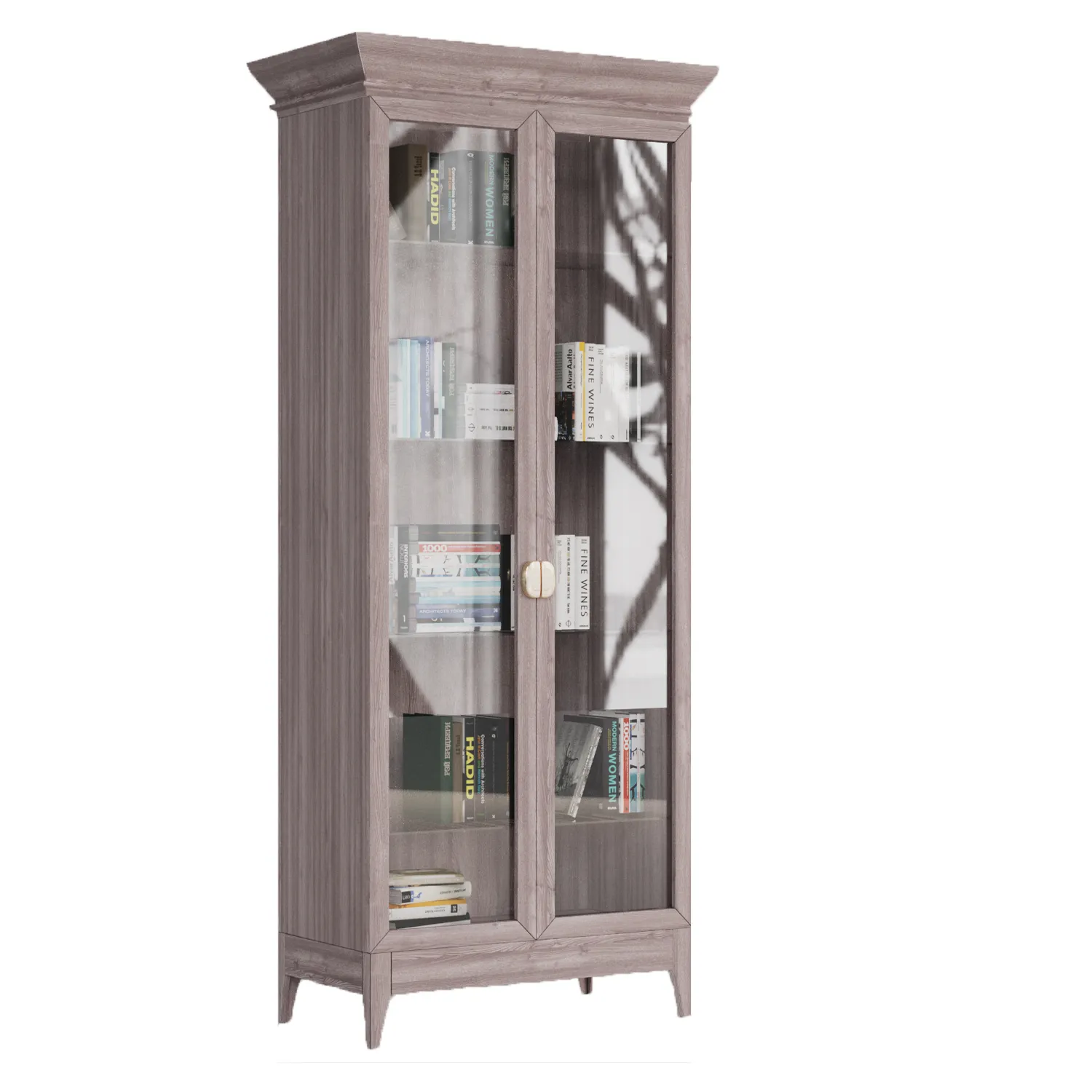 Bookcase 3D Model .c4d .max .obj .3ds .fbx .stl .blend